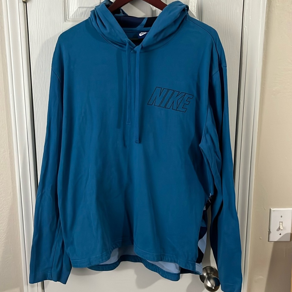 Nike Sportswear Hoodie Pullover SHIRT Blue- Size XXL.